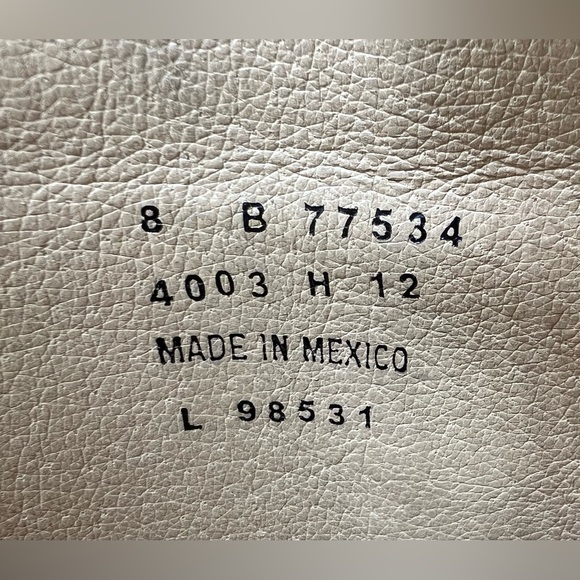 Frye “Paige” taupe tall motorcycle boots - Picture 6 of 8